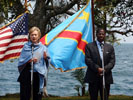 Clinton and DRC Foreign Minister Clinton and DRC Foreign Minister